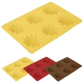 Forma silicon 6 květinek COLOR